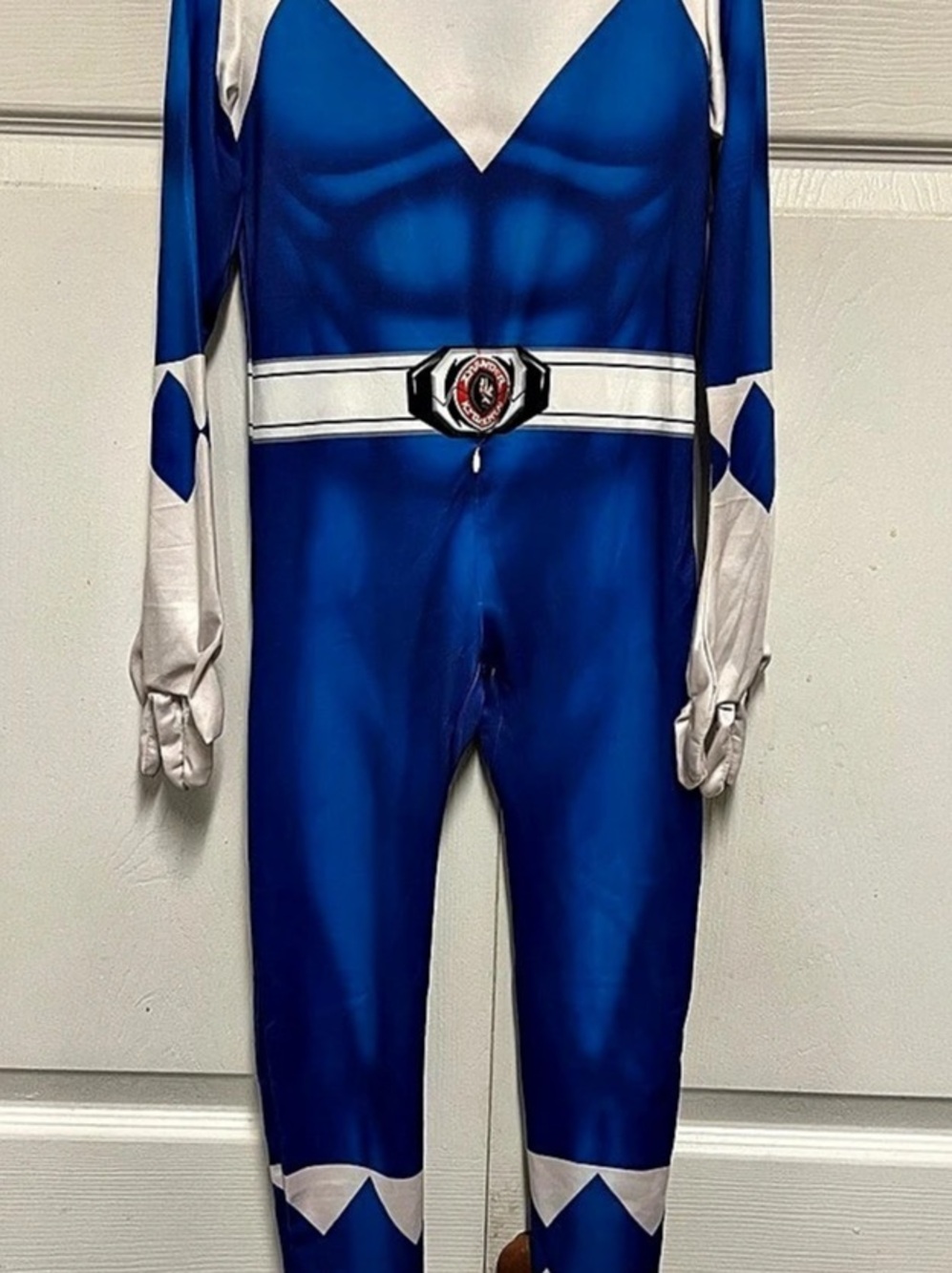 Morphsuits Power Rangers Blue Ranger Morphsuit Blue & White Boys 4/5T